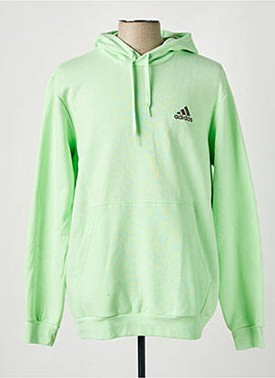 Sweat-shirt à capuche vert ADIDAS pour homme