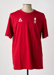 T-shirt rouge LE COQ SPORTIF pour homme seconde vue