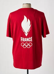 T-shirt rouge LE COQ SPORTIF pour homme seconde vue