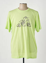 T-shirt vert ADIDAS pour homme seconde vue