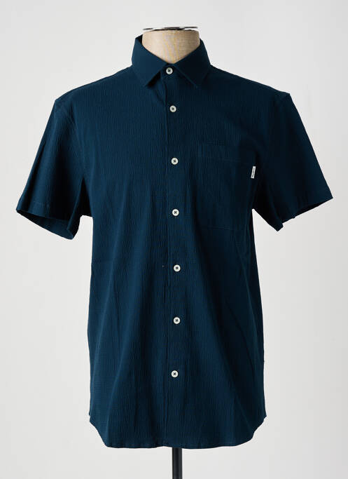 Chemise manches courtes poches bleu PEPE JEANS homme