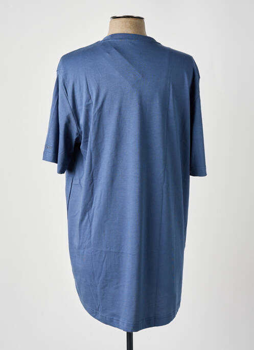 T-shirt stretch manches courtes bleu ADIDAS homme