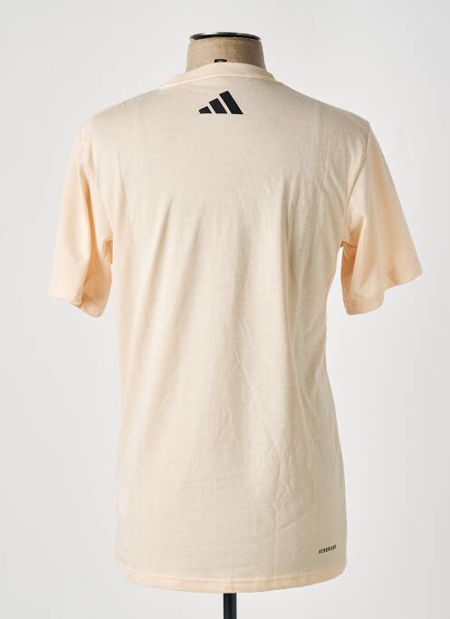 T-shirt stretch manches courtes beige ADIDAS homme