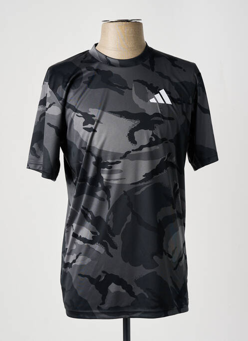 T-shirt gris ADIDAS pour homme