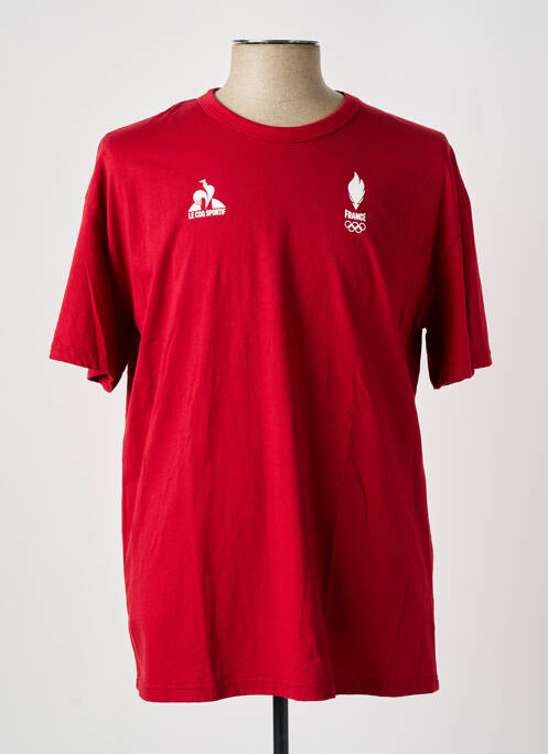 T-shirt rouge LE COQ SPORTIF pour homme