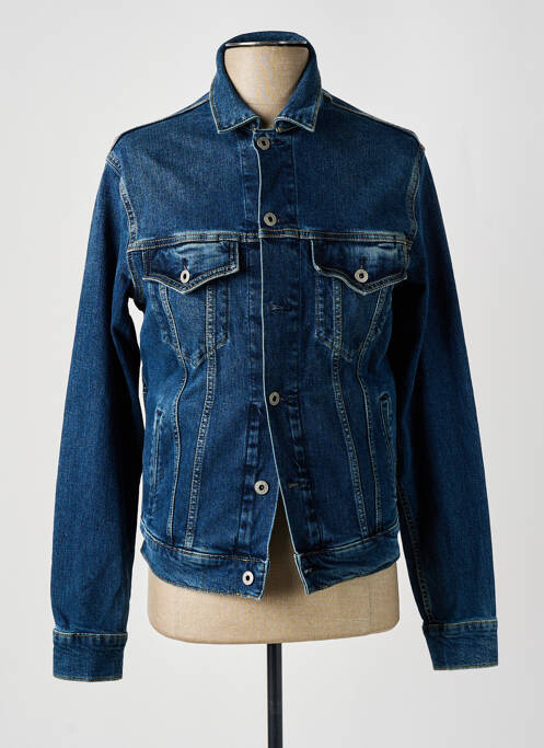 Veste casual bleu PEPE JEANS pour homme