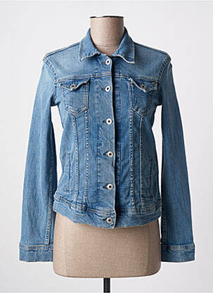 Veste casual poches bleu PEPE JEANS femme