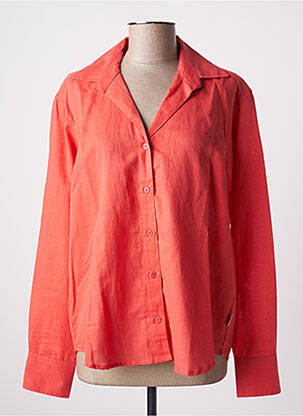 Chemisier coupe droite manches longues orange LEE COOPER femme