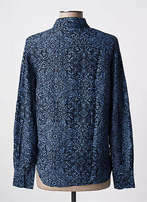 Chemisier imprimé fantaisie manches longues bleu PEPE JEANS femme