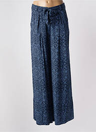 Pantalon large tissage popeline taille haute bleu PEPE JEANS femme