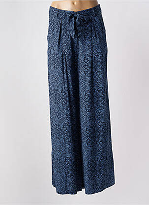 Pantalon large tissage popeline taille haute bleu PEPE JEANS femme