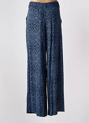 Pantalon large tissage popeline taille haute bleu PEPE JEANS femme
