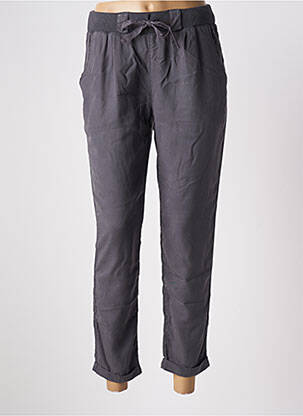 Pantalon 7/8 taille haute taille haute gris ASTORE femme