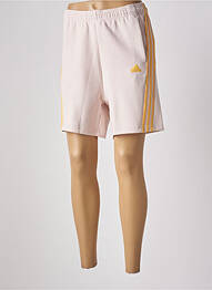 Bermuda taille élastique taille normale rose ADIDAS femme
