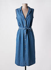 Robe mi-longue bleu PEPE JEANS pour femme seconde vue