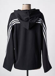 Sweat-shirt à capuche noir ADIDAS pour femme seconde vue