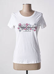 T-shirt blanc PEPE JEANS pour femme seconde vue