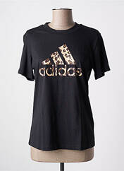 T-shirt noir ADIDAS pour femme seconde vue