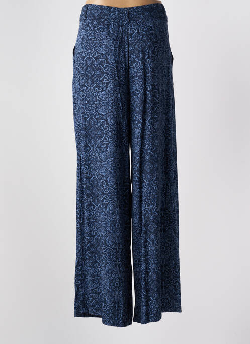 Pantalon large tissage popeline taille haute bleu PEPE JEANS femme