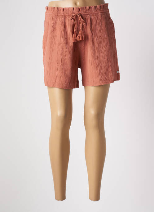 Short coupe droite taille haute marron ROXY femme