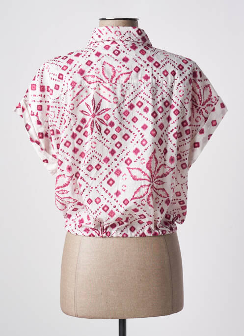 Chemisier manches courtes manches courtes blanc PEPE JEANS femme