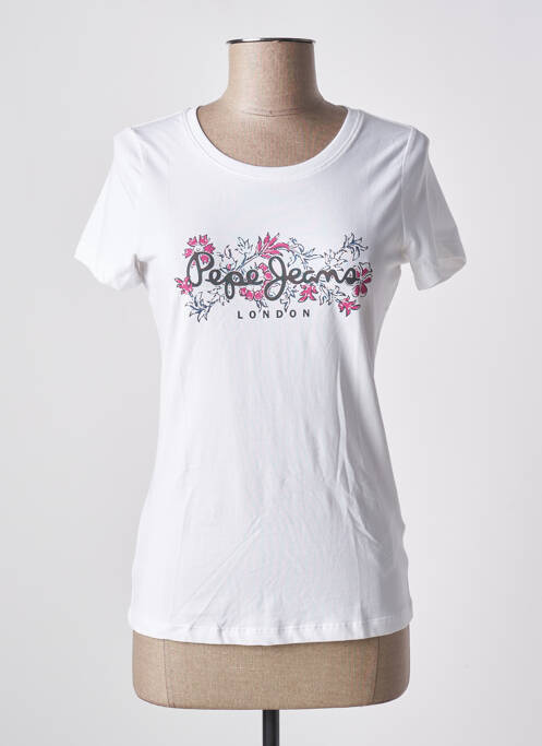 T-shirt blanc PEPE JEANS pour femme