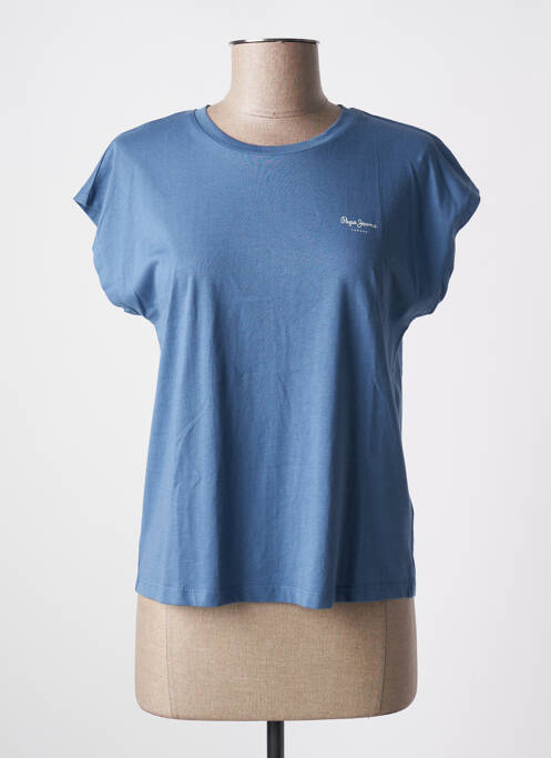 T-shirt bleu PEPE JEANS pour femme