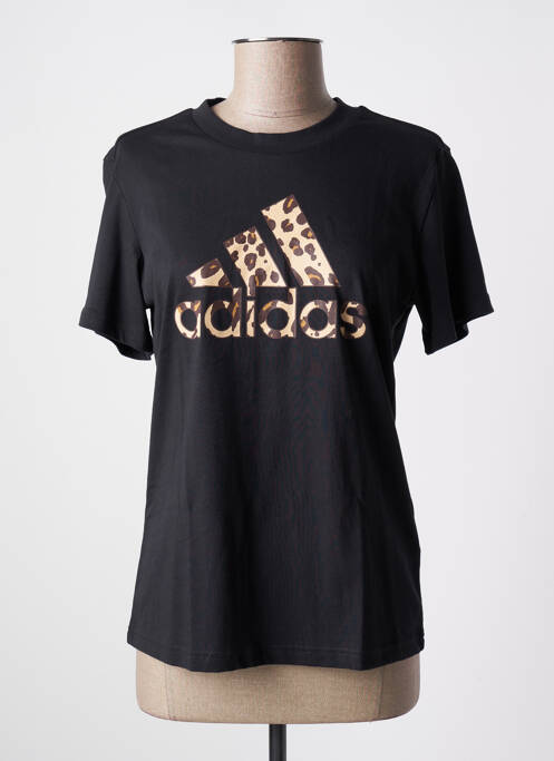 T-shirt noir ADIDAS pour femme