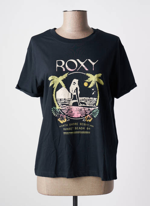 T-shirt noir ROXY pour femme