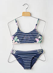 Maillot de bain 2 pièces bleu ROXY GIRL pour fille seconde vue