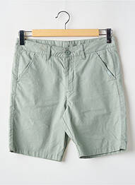 Bermuda tissage popeline taille normale vert OXBOW homme