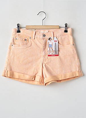 Short stretch taille ajustable orange LEVI'S fille