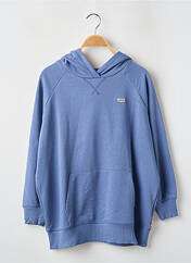 Sweat-shirt à capuche bleu LEVIS pour fille seconde vue