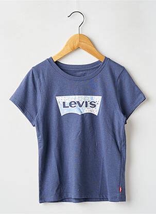 T-shirt bleu LEVIS pour fille