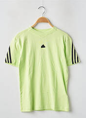 T-shirt vert ADIDAS pour garçon seconde vue