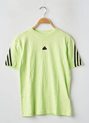 T-shirt vert ADIDAS pour garçon