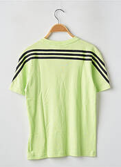 T-shirt vert ADIDAS pour garçon seconde vue