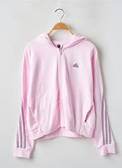 Veste casual rose ADIDAS pour fille seconde vue