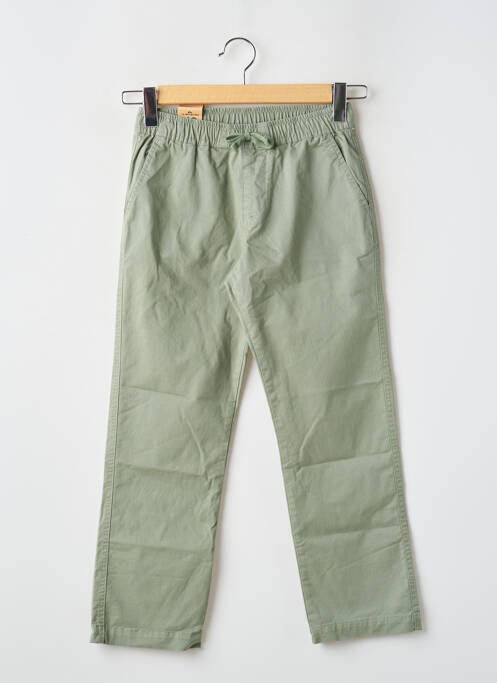 Pantalon droit vert QUIKSILVER pour garçon