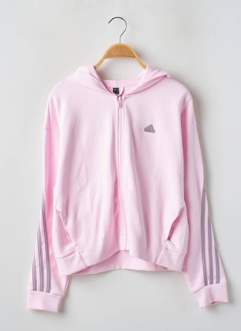 Veste casual rose ADIDAS pour fille