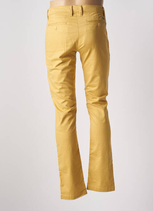 Pantalon chino jaune LEE COOPER pour homme