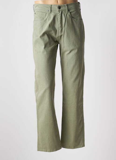 Pantalon droit vert QUIKSILVER pour homme