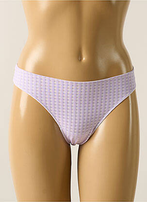 Tanga violet MARIE JO pour femme