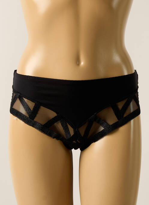 Shorty noir LOUISA BRACQ pour femme