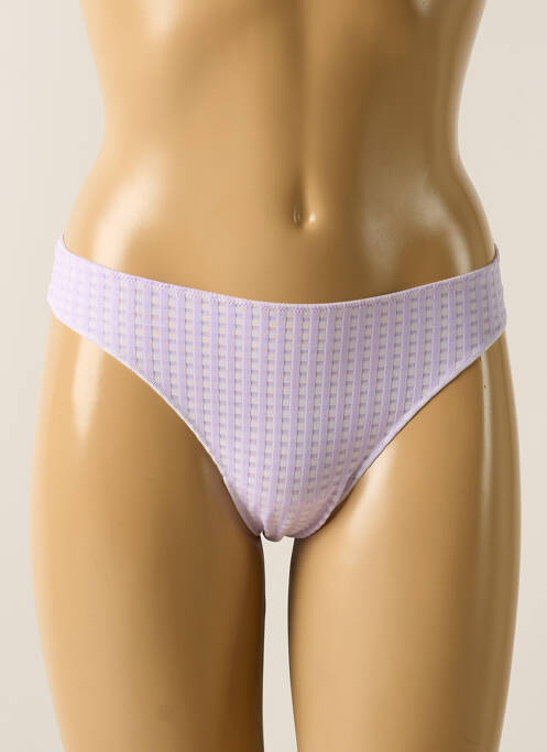 Tanga violet MARIE JO pour femme