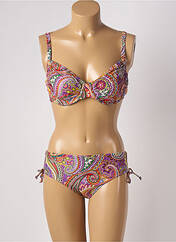 Maillot de bain 2 pièces violet VIOLETTA pour femme seconde vue