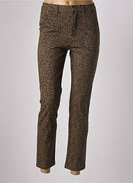 Pantalon 7/8 taille haute taille haute vert SARAH JOHN femme