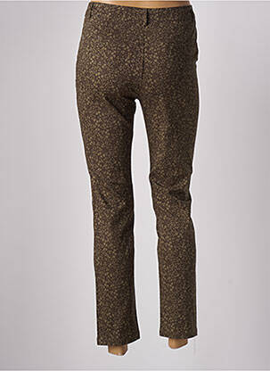 Pantalon 7/8 taille haute taille haute vert SARAH JOHN femme