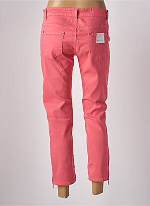 Pantalon 7/8 stretch taille normale rose KALISSON femme