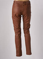 Pantalon slim marron KALISSON pour femme seconde vue